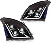 Car Styling Compatible For Toyota Prado LED Headlights 2003-2009 LED Headlight Projector Lens DRL Auto Accessories