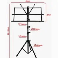 在飛比找Yahoo!奇摩拍賣優惠-凱傑樂器 STANDER K-8202B 中譜架 附袋 20