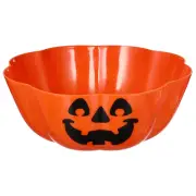 Halloween Fruit Dish Funny Decoration Cauldron Bowl Pumpkin Snack Stand Office