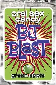 Pipedreams BJ Blast Popping Oral Sex Apple Flavour Candy, Apple