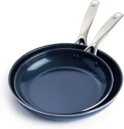 Blue Diamond Cookware Diamond Infused Ceramic Nonstick Frying Pan Set
