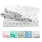 Kids Bed Sheets Twin Stars Printed Sheets for Boys & Girls, Soft Lightweight ...