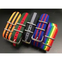 在飛比找蝦皮購物優惠-20mm Nylon Watch Strap 尼龍NATO 