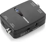 Audio Converter Toslink to Coaxial - Marmitek Connect TC22 - Audio Converter - Coaxial to Toslink - Two Way (2-Way) - Dolby 5.1 - PCM Stereo - Both Outputs Active at The Same Time