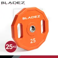 在飛比找momo購物網優惠-【BLADEZ】OP5-CPU奧林匹克包膠槓片-25KG(二