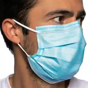 300 ASTM Level 1 3-Ply Disposable Medical Surgical Face Blue Masks (6 Box of 50)
