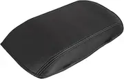 X AUTOHAUX Microfiber Leather Center Console Lid Armrest Cover Black for Toyota Camry 2007-2011