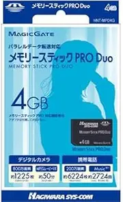 Memory Stick Duo 4GB HNT-MPD4G