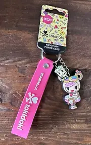 Tokidoki Donutella Keychain Key Ring Star Charm Strap Daiso NEW US Seller