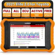 LAUNCH X431 ELITE For TOYOTA Lexus Car OBD2 Scanner Diagnostic Tools ECU Coding