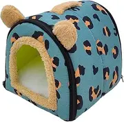 Plush Hamster Bed - Ferret Bed, Warm Plush Bunny Bed for Winter - Cozy Rabbit Cave, Multipurpose Ferret Nest for Hamster, Bunny, Ferret, Monga