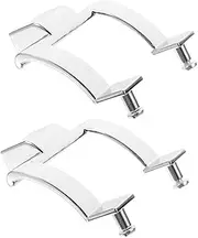 2pcs Zinc Alloy Handle Replacement Door Handle Metal Shower Door Handle Sliding Door Handles Replacement Pull Knob for Home Grab Handle Pull Knob for Sliding Door Shower Door Bar