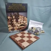 Chess Checkers Tic Tac Toe with Dual Sided Game Board