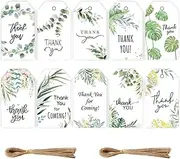 MAIHUO 100 PCS Thank You Tags,Paper Gift Tag,Birthday Party Bag Tags,Gift Wrap Tags,for Weddings, Birthdays, Parties, Baby Showers, Wedding Favors