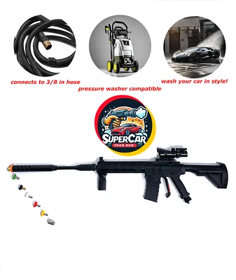 Pressure Washer Gun, High Pressure Foam Gun, Car Cleaning, Military Inspired