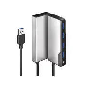 Alogic USB-A Fusion SWIFT 4-in-1 HubSpace Grey UAFUUA-SGR