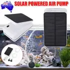 Solar AIR Pump Pond Panel Powered Water Garden Pool Fish Fountain Oxygenator KIT