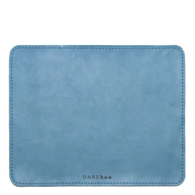 - Genuine Leather Mouse Pad Sky Blue Large