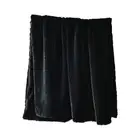 Bianca Tambar Polyester Throw Rug Faux Fur Sofa/Bed Decor Cloth 170x130cm Black
