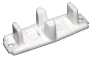 Barton Kramer 131C White Plastic By-Pass Guide 3 L x 0.75 H x 1-3/16 W in.