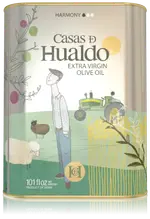 西班牙CASAS DE HUALDO卡薩斯花都 綠色草原特級冷壓初榨橄欖油/桶裝(3L)