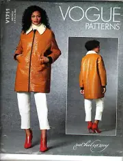 Vogue V1711 Misses S to XXL Rachel Comey Oversized Jacket Uncut Sewing Pattern