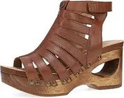 [Dansko] Adie Heeled Gladiator Sandal for Women - Hand-Crafted Wooden Outsoles - Memory Foam Footbeds and Rubber Padding for Unparalleled Comfort and Durability