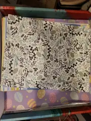 Scrapbook Paper Lot Multiple Sizes And Colors - Crafting, Junk Journaling