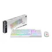 [Vigor GK30 Combo White] Gaming Keyboard and Mouse, Stunning RGB Lighting