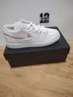 NIKE GS AIR JORDAN 1 LOW SE SIZES 6.5Y, 7Y (FQ9112 100) WHITE-ICE BLUE
