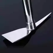 15in Stainless Steel Garden Hoe Pick Multipurpose Hand Tool for Digging Weeding