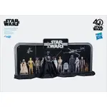 ARTLIFE ㊁ KENNER HASBRO STAR WARS 40TH 黑武士 可動公仔 限定紀念盒裝