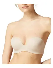 [Simone Perele] Essentiel Strapless Plunge Bra in Beige