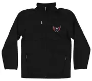Outerstuff NHL Youth Boys Washington Capitals Bonded Fleece Jacket, Black
