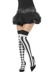 Ladies Harlequin Costume Stockings