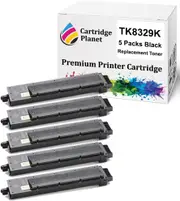 5-Pack Black Non-Genuine Toner Cartridge for Kyocera TK-8329K TK8329K (18,000 Pages) for TASKalfa 2551ci