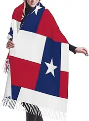 [DRTGEDS] Flag Of Texas Scarfs For Women Fall Winter Scarves Pashmina Shawls And Wraps For All Season Christmas Gift