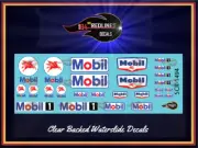 1/64 "Assorted Mobil Emblems" Decal SCR-1494
