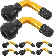 Replacement Tire Valve Stems 8 Pack Nozzles Leakproof Caps for Motorbikes Electric Scooters