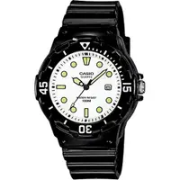 在飛比找誠品線上優惠-CASIO 卡西歐 迷你運動風指針手錶-白x黑 LRW-20