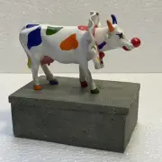Cow Parade Big Apple Cir-Cow Trinket Box by Catherine Krebs
