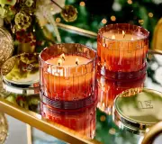 Elton John by Slatkin + Co. S/2 14oz Gilded Pomander Candles