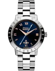 [Vivienne Westwood] Bloomsbury Blue Stainless Steel Watch in Silver
