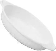 Alipis Ceramic Bakeware Double Handle Baking Tray Oven Tray Baking Pan Gratin Dish