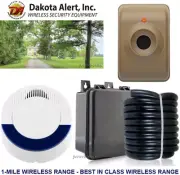 DAKOTA ALERT DCRH-4000 RUBBER HOSE DRIVEWAY ALARM SECURITY + MOTION SENSOR