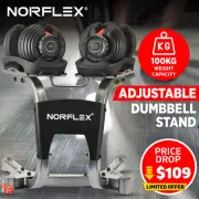 NORFLEX Adjustable Dumbbell Stand Storage Rack Holder Home Gym Equipment Weight
