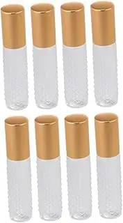IWOWHERO 8pcs Essential Oil Roller Bottles Durable Glass Containers for Travel Leak Design for Oils Perfumes Easy to Clean Compact for Handbag Luggage