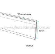 Adhesive data strip label holder - Data strip 29-1200-TT pack of 20 PCS