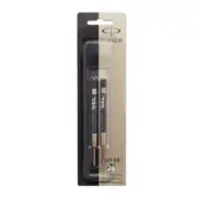 Parker Quink Gel Pen Refill 0.8mm Med Point Black Ink 2/Pk Office School