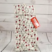 Coca-Cola Insulated Lunch Bag Coke Bottles Handle Hook & Loop Closure NEW SS01